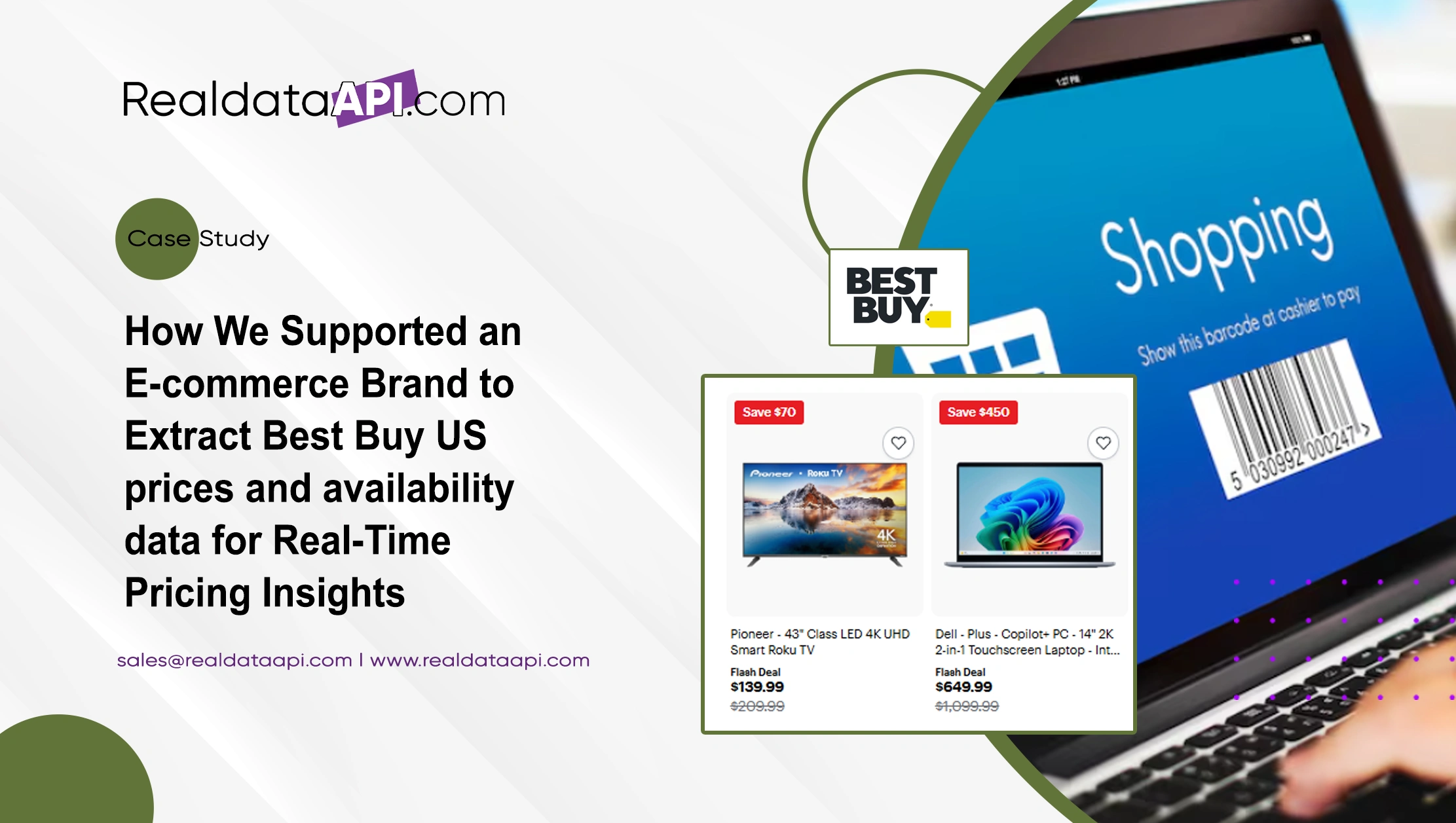 How We Supported an E-commerce Brand to Extract Best Buy US prices and availability data for Real-Time Pricing Insights